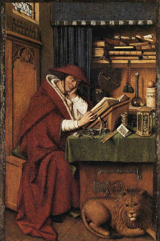 Jan Van Eyck St Jerome oil painting picture